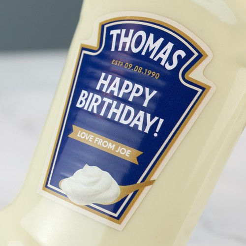 Personalised mayonnaise label - mayonnaise,