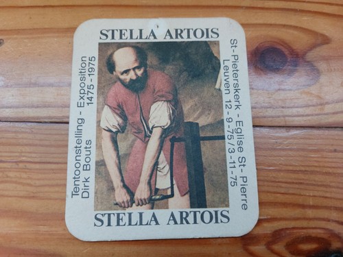 Stella artois beer mat - artois, mat.