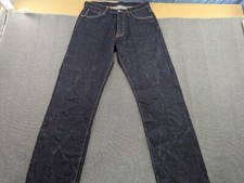 Vintage Freddies of Pinewood Mens Jeans W32 L33 Distressed Button Fly Dark Blue