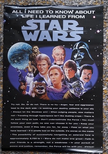 Star wars poster all need - poster, to