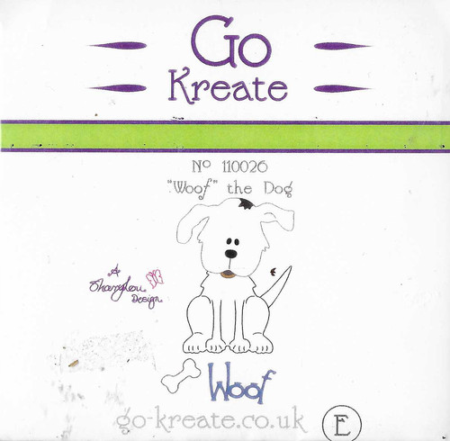 Kreate woof cutting die for - woof,