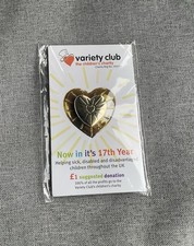 Variety Club Gold Heart Pin