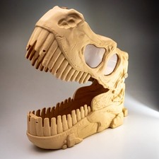 T Rex Skull Storage Box Jurassic Park Style Toy Lunchbox 30cm Dinosaur Fossil