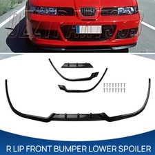 For Seat Leon Mk1 Cupra R Lip Front Bumper Spoiler Splitter Kit ABS Gloss Black