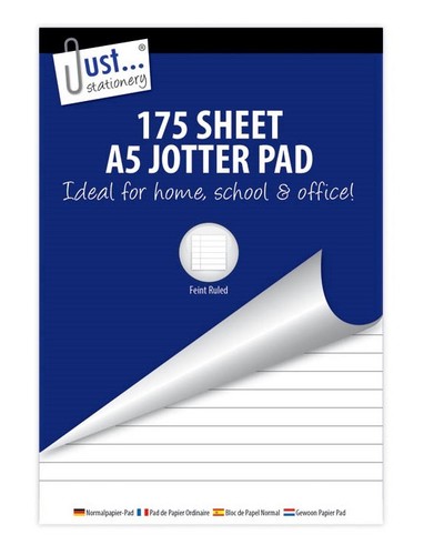 Jotter pad 175 sheets lined - sheets,