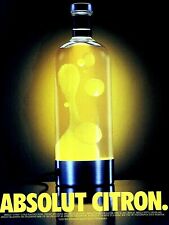 Absolut Citron Lava Lamp Light