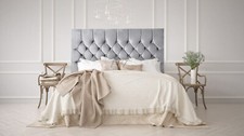 ALEXA PLUSH  VELVET 30" HEADBOARD-3FT-4FT-4FT6"-5FT-6FT