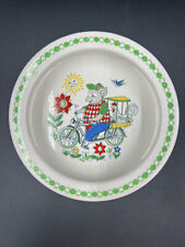Vintage Figgjo Flint Baby Bowl Scandinavian Nursery Ware 1970s