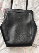 Matt And Nat Black Shoulder Crossbody Bag Vegan Leather