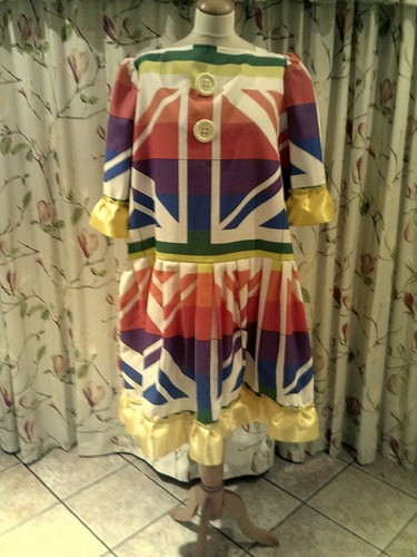 Panto dame multi coloured - dame,
