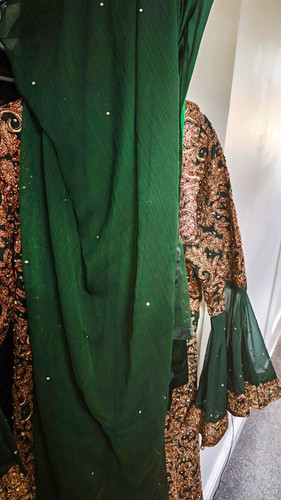 Women green gold - &,