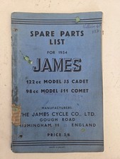 James Motorcycle Spare Parts