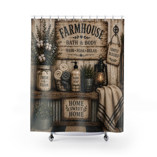 Farmhouse bath body shower - bath,