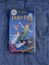 Walt Disney Classics Peter Pan VHS Tape