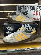 Adidas Originals ® Montreal Grey Yellow Suede UK 8.5 2002
