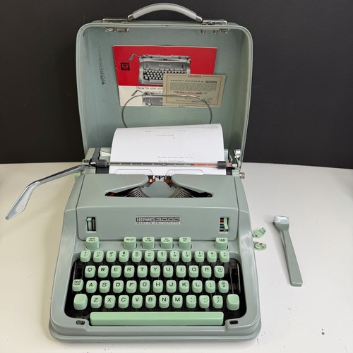 Hermes 3000 typewriter - hermes, swiss