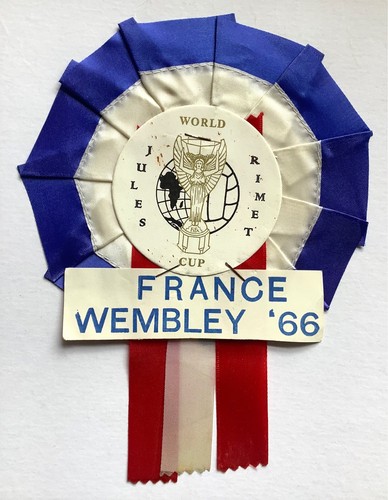 Vintage football rosette 1966 - rosette,