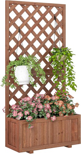 Outsunny garden planter with - outsunny,