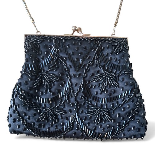 Vintage walborg black beaded - vintage,