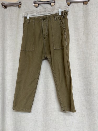 R13 olive green - green, drop