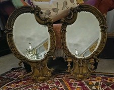 Antique Rococo Pair Of Wall