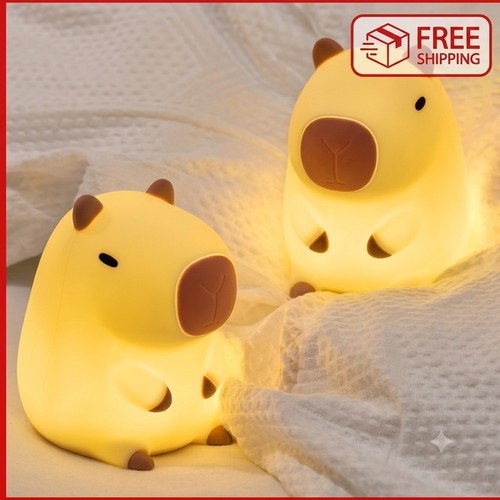 Cute capybara night light - cute,