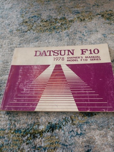 1978 datsun f10 owners - 1978,