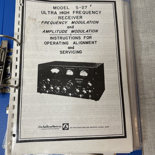 Hallicrafters model 27 - model, s-27
