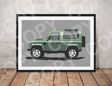 Land Rover Defender 90 art