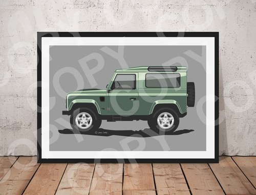 Land rover defender art - rover,