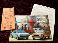 Opel Ascona & Manta Brochure 1976 / 1977 - UK Issue + range Price List