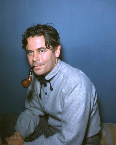 Glenn ford smoking pipe - on, the