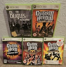 Guitar hero xbox 360 game - guitar,