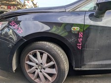 SEAT IBIZA ESTATE 6J 2012 N/S PASSENGER SIDE WING PANEL IN BLACK