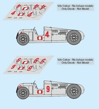 Decals Auto Union Type C Vanderbilt Cup 1937 1:32 24 43 18 slot Rosemayer decals