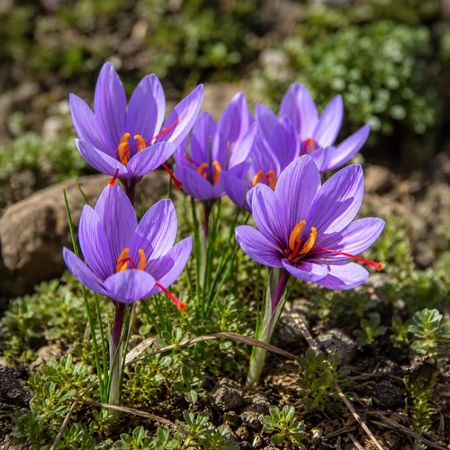 15x crocus sativus bulbs 10cm - 15x,