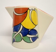 WEDGWOOD CLARICE CLIFF COLLECTION LATONA BOUQUET JUG 8.5 CM HIGH.