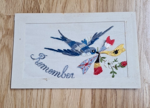 Antique ww1 embroidered - ww1,