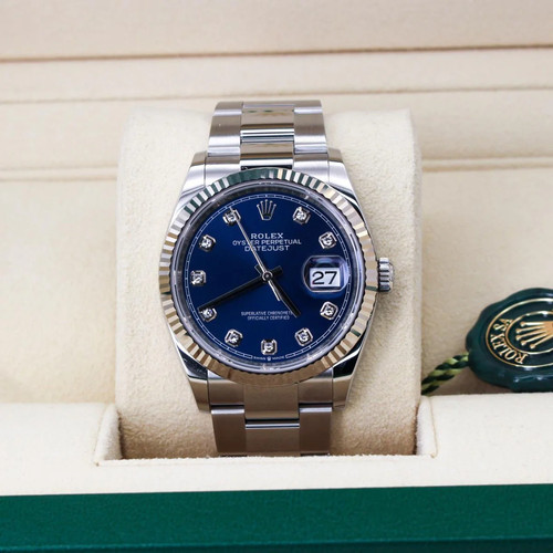 Rolex datejust 126234 blue - datejust,