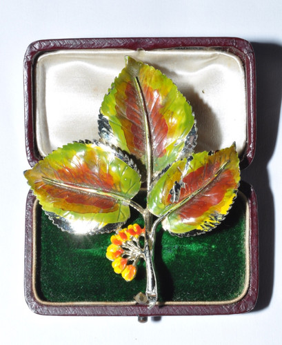 Vintage signed exquisite leaf - vintage,