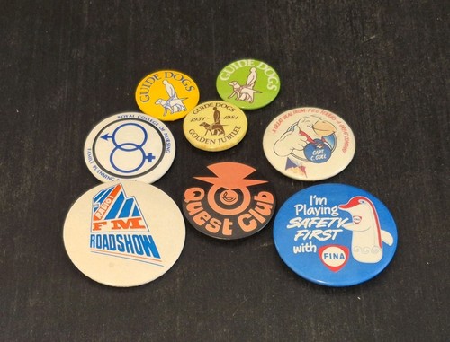 Vintage pin badges fina - badges,