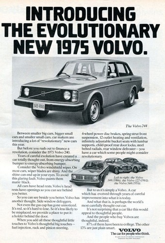 1975 volvo 244 poster - 1975,
