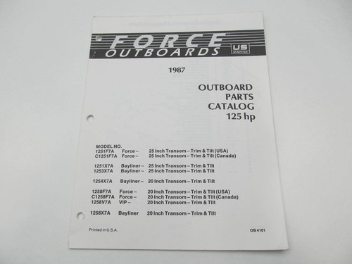 Ob4101 outboard parts catalog - ob4101,