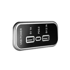 3 Ports PD Type-C USB Car