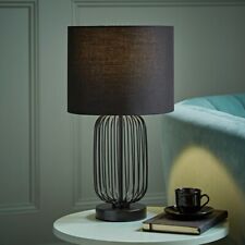 Black Metal Touch Table Lamp