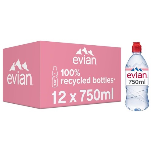 750ml evian natural - x,