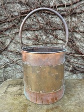 Antique brass and copper Coal