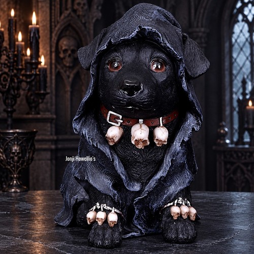 Canine cloaked grim - reaper, dog
