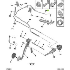 Genuine Clutch Control Pipe -