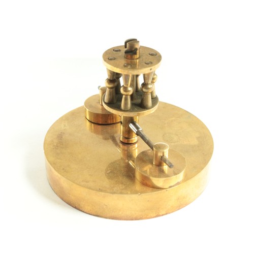 Torsion clock disc pendulum - clock,
